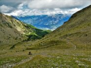 Sentiero abbastanza  ciclabile nella parte alta.