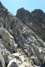 Si sale fino alla forcella