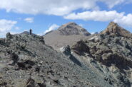 A dx la quota 3107 che potrebbe essere scambiata per la Testa Vallonet