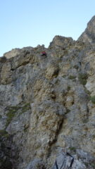 Nella seconda metà della via: inutile pignolare su quale tiro della relazione si sia.