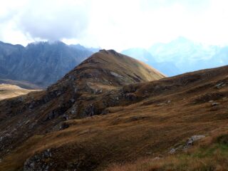 M.te Chiapa dalla dorsale verso il Colle Bringuez.