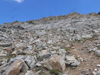 Salendo verso l'attacco della cresta sud-ovest. Della serie 