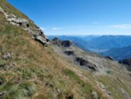 Vista su Domodossola dal pendio finale
