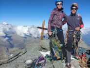 in vetta al Valsorey in arrivo dalla cresta de Meitin