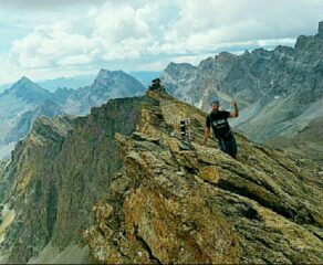 In cima alla Tete de l'Homme