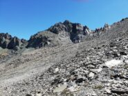 Roche Noire salendo al col des Ugousses