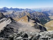 Dalla cima verso il percorso di salita