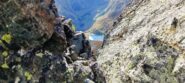 il lago visto nel traverso tra i petit e gr Avert