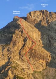 Il tracciato della via Vertigine