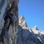 vertigine, terzo tiro, all'inizio degli strapiombi