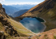 Lago di Bringuez dal colletto