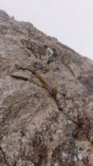 Seconda doppia, discesa al colle.