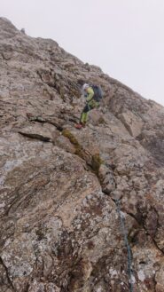 Seconda doppia, discesa al colle.