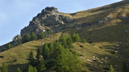 Lo sperone dal Pian della Mussa