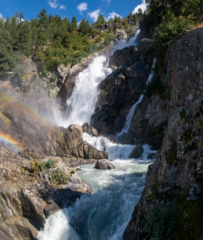 Cascate del Ruitor sul percorso di salita
