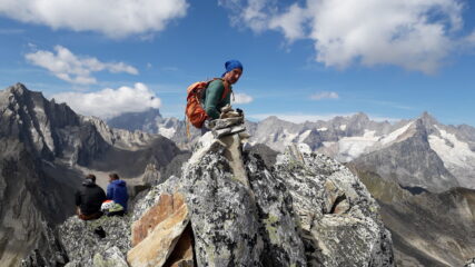 in cima al Pan di Zucchero..