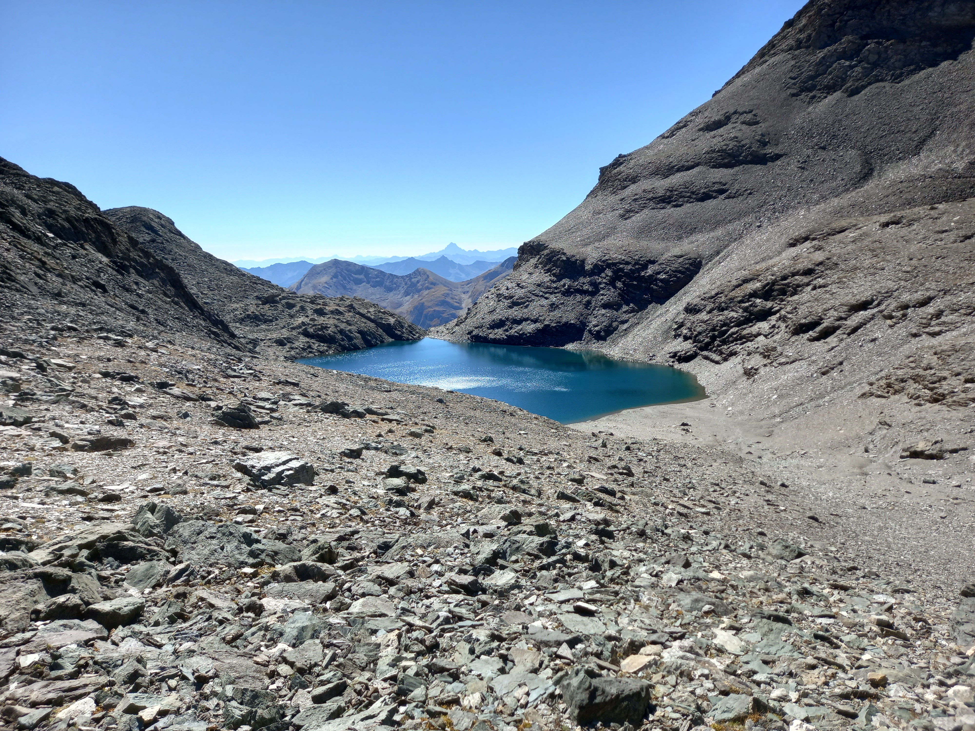 Lago Autaret (da aggirare a SX)