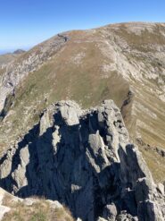 Le cresta vista da Punta Emma.