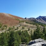 Dalla rocca della Colletta verso il colle Barant