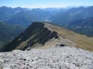 Discesa dopo Roccia Verde (m.2842)