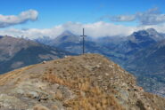 Sulla vetta della Pointe de la Pierre
