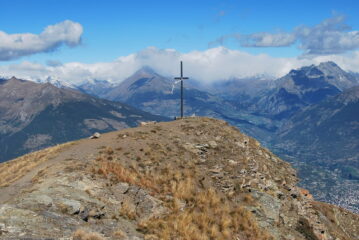 Sulla vetta della Pointe de la Pierre