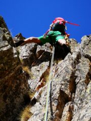 ultimo tiro prima di sbucare in cima