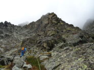 Parte bassa dopo il breve passaggio sul lato sud della cresta
