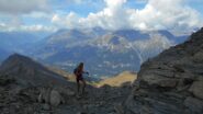 la salita sulla cresta del Signal