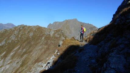 Ritornando al Colle delle Coupe, vista sulla Grand'Uja