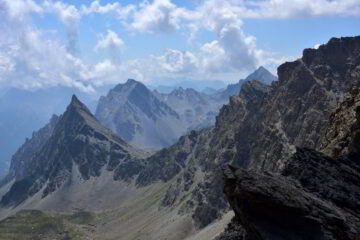 Veduta verso Sud dal Passo Terre Nere