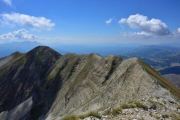 La cresta verso la Cima del Lago