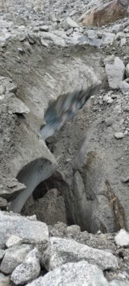 Crepaccio nel ghiacciaio verso Passo del Cameraccio
