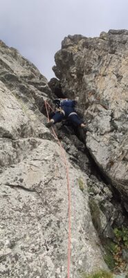 in spaccata nel camino..
