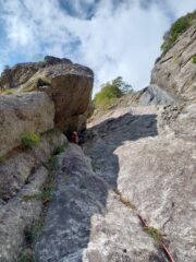 Il diedro del terzo tiro 