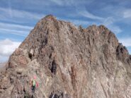 Da punta Genova verso la spalla, la cima sud a dx