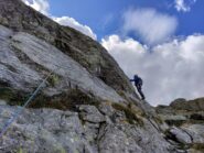 Secondo tiro con traverso e il passaggio di V 