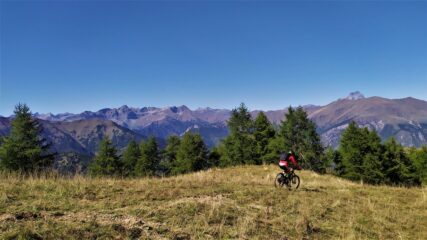 Panorama dallo Chambeyron al Monviso.