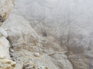 Imbocco della seconda galleria ( molto più breve)