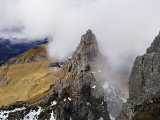 Ferraristi in discesa dal primo tratto