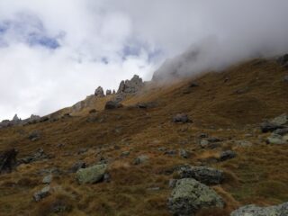 Cresta del Padon vista dal sentiero di rientro 