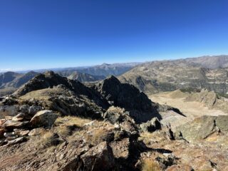 Vista della Cresta percorsa dalla Occ.