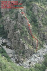 Tracciato visto da est