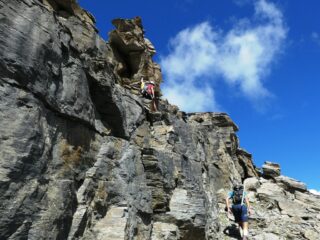 Parte alta del castello terminale.