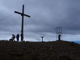 La croce di vetta.