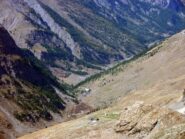 dalla cima ,vista sul Vallone del Guil