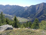 Dalla rocca della Colletta verso il Pra