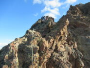 Prima parte della Ferrata Monte Ross
