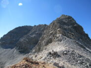 L'inizio della cresta dal colle