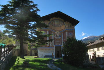 Alla Chiesa di St. Leger ad Aymavilles, fine della tappa 